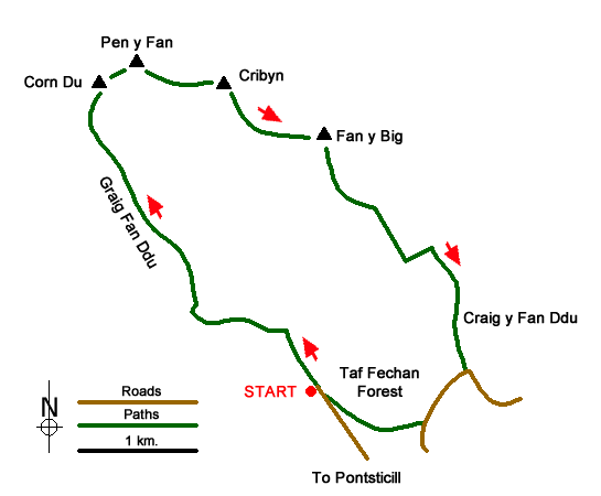 Route Map - Walk 2934