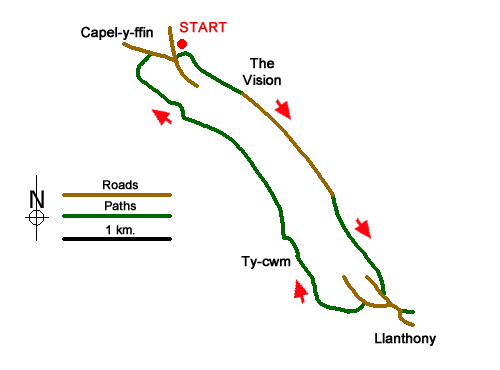 Route Map - Walk 2935