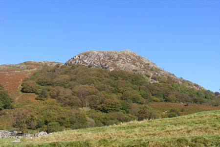 Clogwen as seen from the Bryntyrch campsite