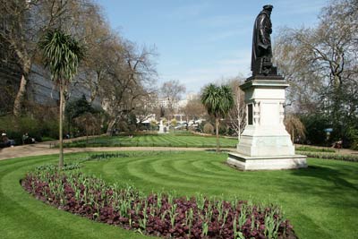 The northern section of Victoria Embankment Gardens