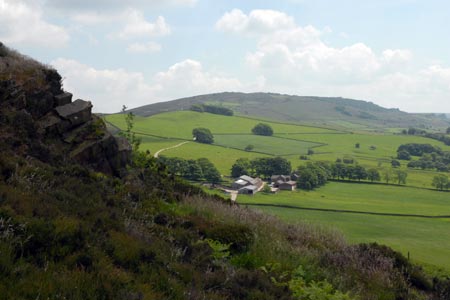 The Roaches seen from the north west