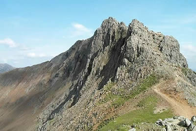Crib Goch taken from Bwlch Coch after descending over the Pinnacles