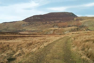 Arenig Fach is located north of its big sister Arenig Fawr
