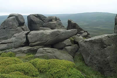 Grinah Stones - a jumble of gritstone