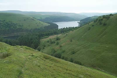 Linch Clough offers views to Howden Reservoir