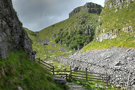 The upper reaches of Watlowes dry valley