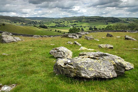 Millstone Grit erratic at Norber