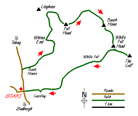 Walk 3007 Route Map