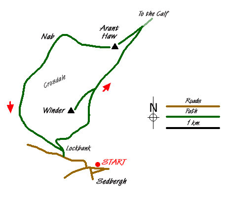Walk 3008 Route Map