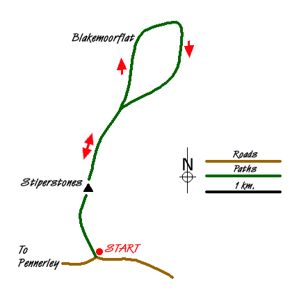 Walk 3045 Route Map