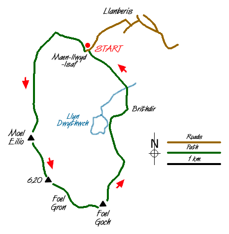 Route Map - Walk 3057