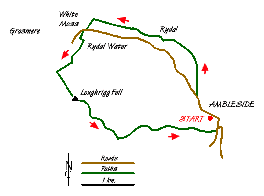 Route Map - Walk 3075
