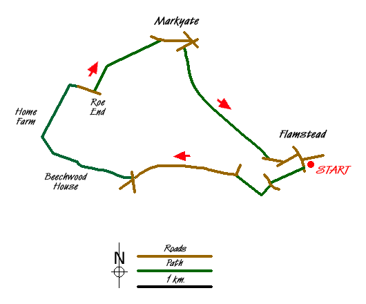 Route Map - Walk 3097