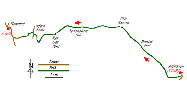 Walk 3120 Route Map