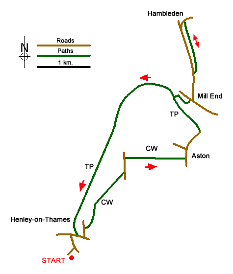 Walk 3128 Route Map