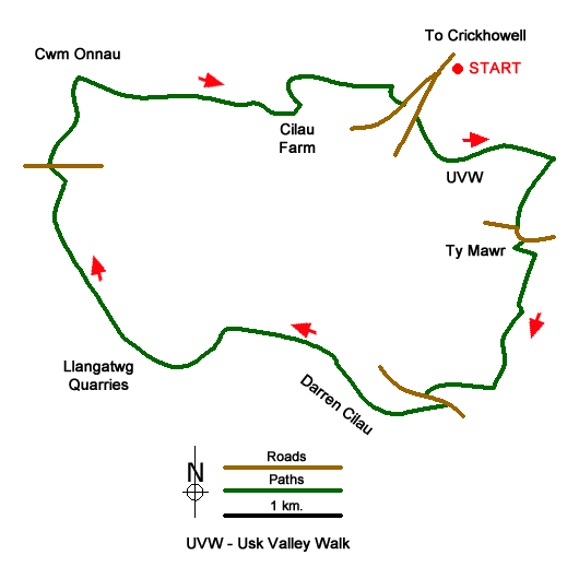 Route Map - Walk 3134