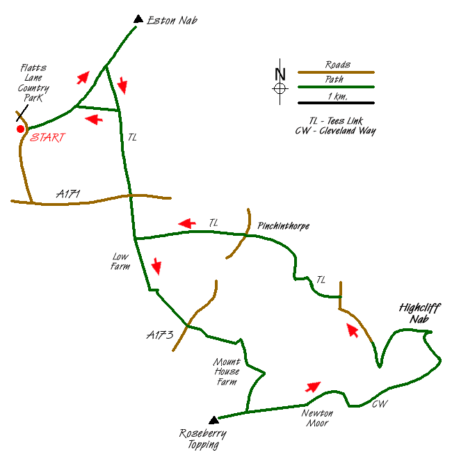 Walk 3165 Route Map