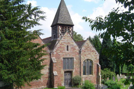 Ribbesford Church dating back to 1663