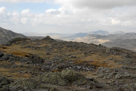 Wetherlam with Scafell & Scafell Pike
