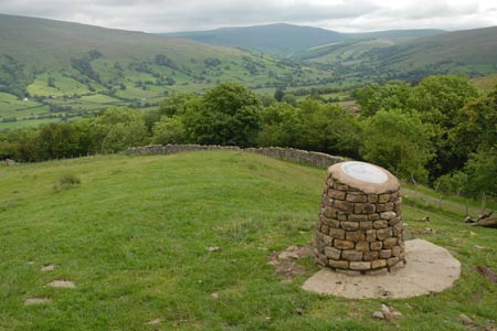 Dentdale from the viewpoint above Dent