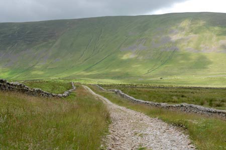 The Occupation Road with Middleton Fell as a backdrop