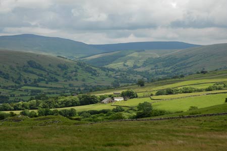Dentdale from above Gawthrop