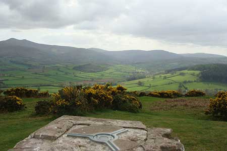 Photo from the walk - Pen-y-crug, Sarnau and Battle from Brecon