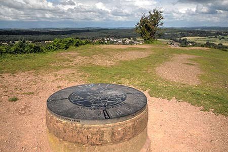 The topograph at the viewpoint, Kinver Edge