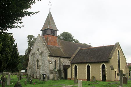 The parish church at Rotherfield Greys