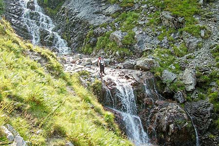 The path follows the river into Coire nan Lochan