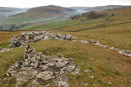 View from Conistone Pie into Wharfedale & Littondale