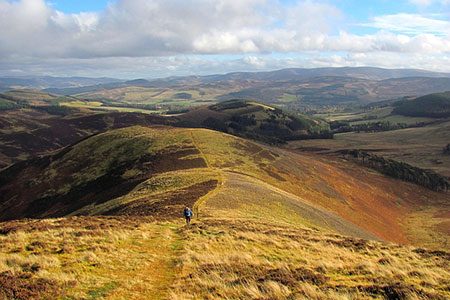 Ridge on Trahenna Hill, Scottish Borders