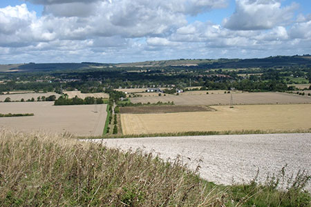 The Vale of Pewsey from Pewsey Hill, Wiltshire