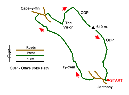 Route Map - Walk 3203