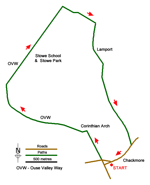 Route Map - Walk 3244