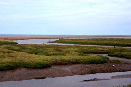View at low tide near Thornham