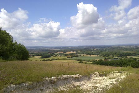 An early view of the Sussex Weald