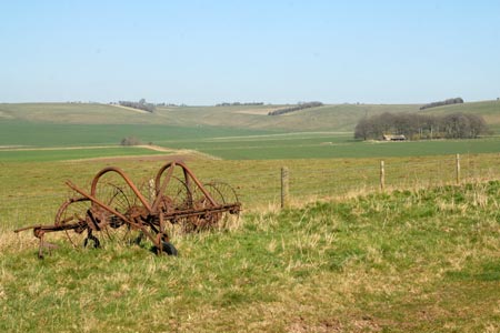 The North Wessex Downs from near Overton Down