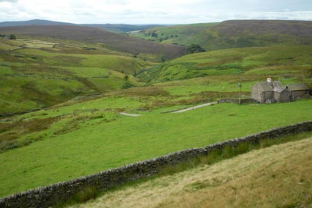 The view south from above Blackclough
