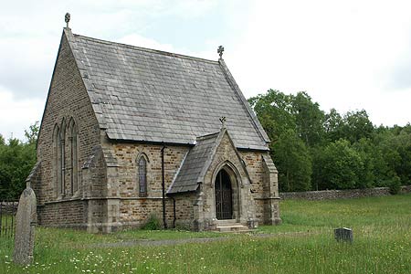 The graveyard chapel of St.James at Stocks in Bowland