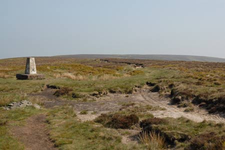 The Hatterrall Ridge with the 610m trig point