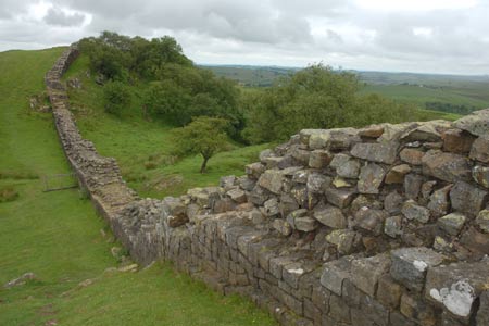 Hadrian's Wall - looking west from Walltown