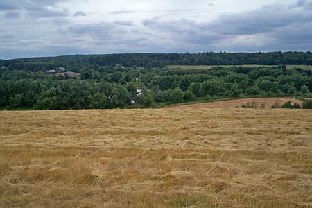 View west from top of Widbury Hill