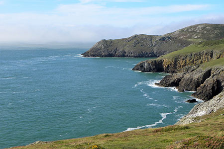North west along the coast to Trwyn y Gwyddel, Llŷn Peninsula