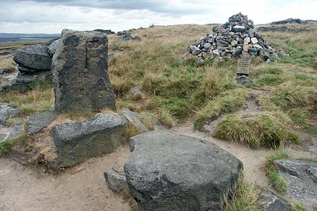 The Aiggin Stone (left)