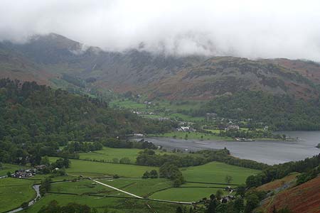 The view towards Ullswater from Boredale Hause