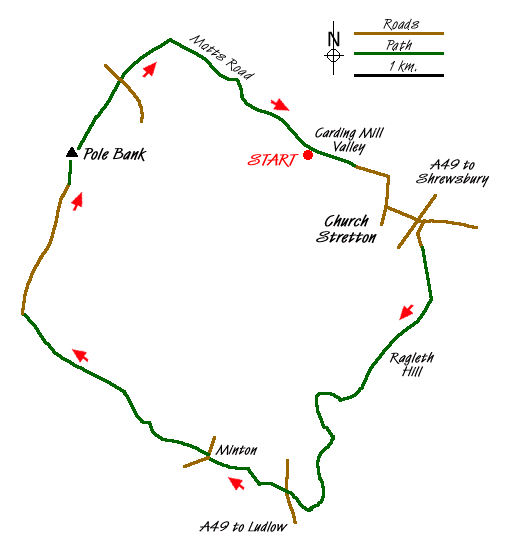 Walk 3308 Route Map