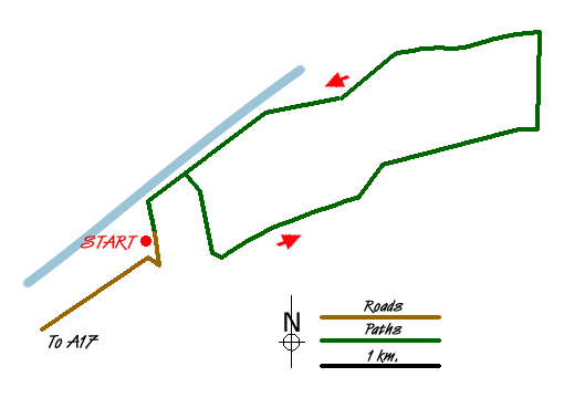 Route Map - Walk 3313