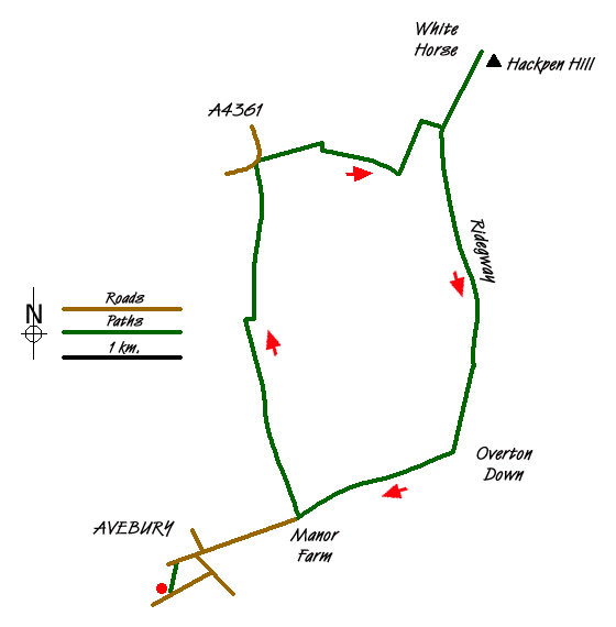 Walk 3318 Route Map