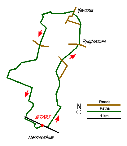 Route Map - Walk 3326